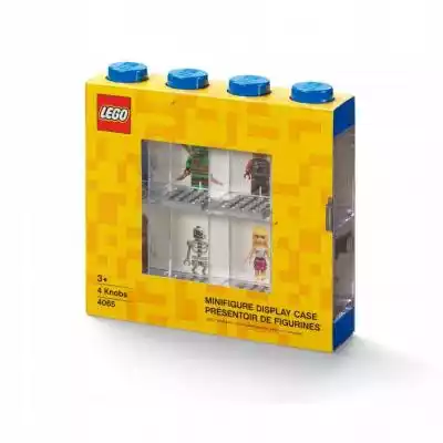 Lego 40650005 Gablotka na 8 minifigurek Niebieska