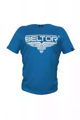 Niebieski T-Shirt Męski Beltor - T-Shirt trec wear outlet