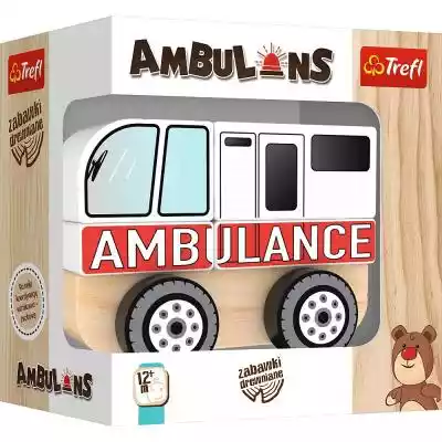 Trefl Drewno Auto drewniane Ambulans Podobne : Zabawka TREFL Tablica Bystrzaka Przedszkolaka 61401 - 1574526