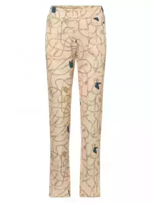 GUESS - Damskie spodnie dresowe, beżowy| Podobne : Dresowe spodnie damskie bez ściągaczy N-ROSA - 27235
