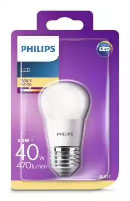 Żarówka Led PHILIPS 5,5W_40W E27 Mat Podobne : Philips - Zewnętrzna lampa stojąca BRIDGE 1xE27/14W/230V IP44 80,2 cm - 928277