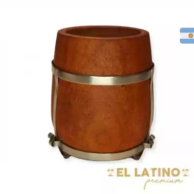 Matero Algarrobo z alpaką San Andres Podobne : Naczynko matero ceramiczne Cud Miód 250 ml - 3771