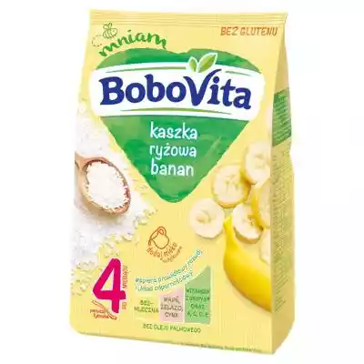 BoboVita - Kaszka ryżowa banan Podobne : BoboVita Porcja zbóż Kaszka bezmleczna 7 zbóż jagoda-jeżyna jabłko po 8 miesiącu 170 g - 839496