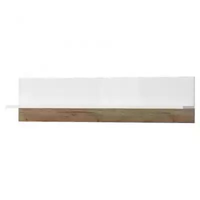 Półka Stela VP1 tobacco/crystal white Podobne : Fotel na metalowym stelażu szary OTTA - 160351