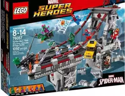 Lego Marvel @@ Pajęczy Wojownik 76057 @@ Podobne : Lego Marvel Spiderman 76184 Spider-Man vs Mysterio - 3143722