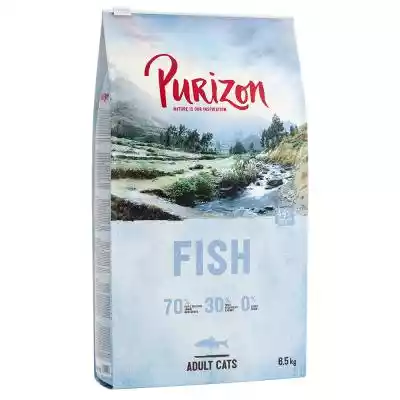 Purizon Adult dla kota, ryba – bez zbóż  Podobne : Purizon Adult 12 x 400 g, bez zbóż - Filet z kurczaka z dzikiem - 340600