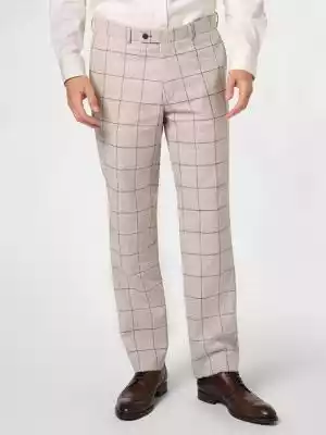 Swobodne,  a jednocześnie eleganckie spodnie od garnituru modułowego Carter marki Andrew James New York stanowią modny akcent w stylizacji dzięki dużej kratce. Spodnie są częścią modułowego garnituru,  ale mogą być również noszone oddzielnie.