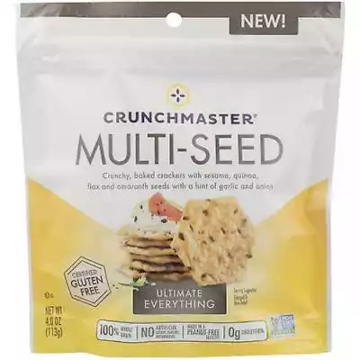 Crunchmaster Cracker Mlti Seed Evrythn,  Zdrowie i uroda > Opieka zdrowotna > Zdrowy tryb życia i dieta > Gumy do żucia i żele energetyczne