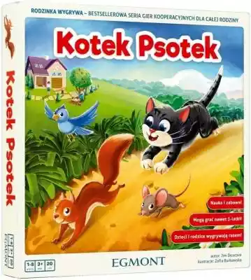 Egmont Kotek Psotek Podobne : Wlazł kotek na płotek. Sroczka. Mam trzy latka i inne wierszyki - 1143535
