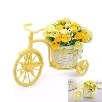 Kolor:Żółty
Akcesoria nostalgicznego roweru są oddzielone (przednie koło,  kierownica i rama),  ale można je łatwo zainstalować razem.
Zdodorium domu: Do dekoracji wnętrz,  aranżacji ślubu,  aranżacji imprez i dekoracji sceny,  dekoracji stołu itp. 
Materiał:  Rower: tworzywo sztuczne ; Sz