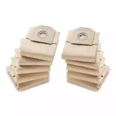 Worki filtracyjne 10 szt Papierowe worki filtracyjne,  dwuwarstwowe,  z aprobatą BIA-C,  klasa pyłu M.