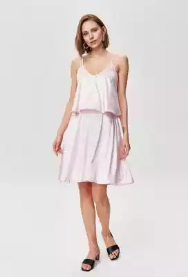 Satynowa sukienka Podobne : Krótka sukienka o luźnym kroju - 74007