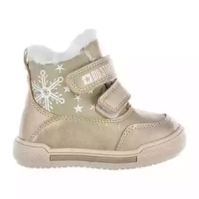 Buty, śniegowce Big Star Jr KK374189 beż Dzieci > Dla dzieci > Śniegowce