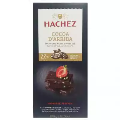 Hachez - Gorzka czekolada z truskawką i pieprzem