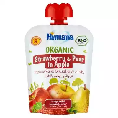 Humana Organic Mus truskawka & gruszka w Podobne : Humana - Herbatka owocowa po 8 miesiącu - 231622