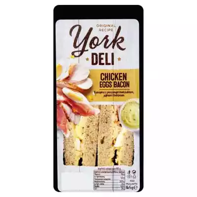 York Deli Kanapka z pieczonym kurczakiem Podobne : York Deli Kanapka z szynką z indyka kiełbasą chorizo i serem maasdamer 160 g - 839577