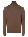 Selected - Sweter męski – SLHBerg, brązowy