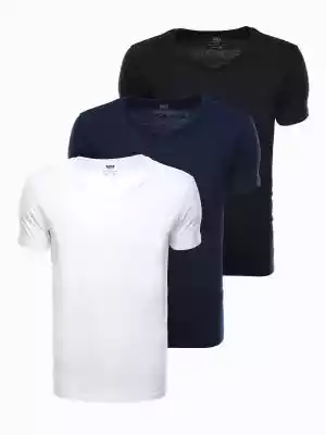 Zestaw koszulek bawełnianych 3-pak - mix Podobne : Zestaw koszulek bawełnianych 3-pak - czarne V9 Z29
 -                                    M - 121800
