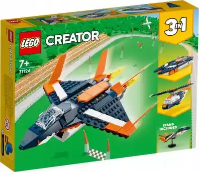 31126 Lego Creator Odrzutowiec naddźwięk Podobne : Klocki Creator 31126 Odrzutowiec naddźwiękowy 3 w - 3030843