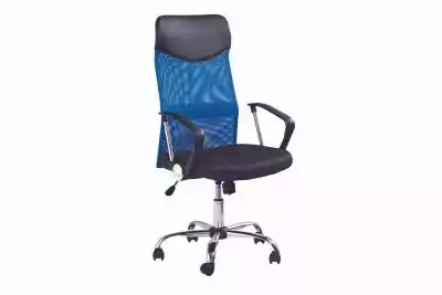 Krzesło biurowe z membraną niebieskie ZALUS