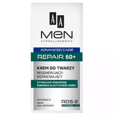 AA Men Advanced Care Repair 60+ Krem do  Drogeria, kosmetyki i zdrowie > Kosmetyki pielęgnacyjne > Po goleniu