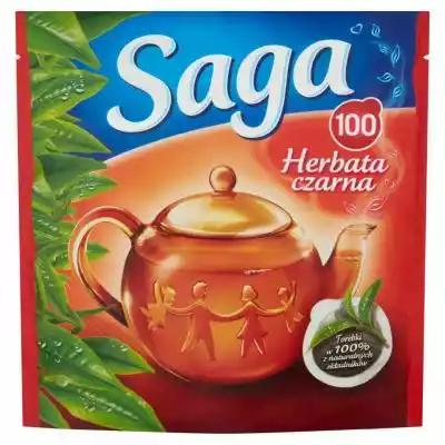 Saga - Herbata czarna ekspresowa Podobne : Minutka Herbata Ekspresowa Cytrynowa 40 X 1,4 G - 135364