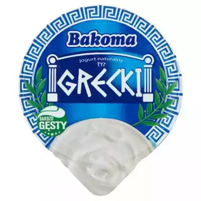 Bakoma - Jogurt naturalny typ grecki Podobne : Jogurt grecki 0% tłuszczu BIO 150 g - 308087