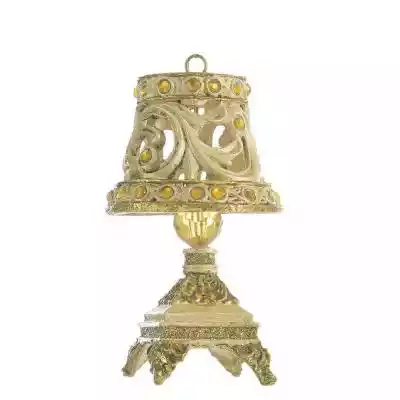Ozdoba świąteczna LAMP kremowa 9/x6 Podobne : Zawieszka z tworzywa ORNAM biało-srebrna 11CM /x6 - 216479