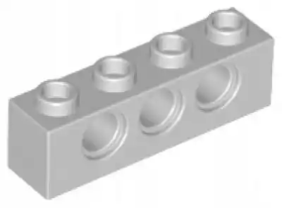 Lego 3701 technik otwory 1x4 j.szary Lbg Podobne : Lego 3701 370126 Klocek Technnic 1x4 New - 3157711