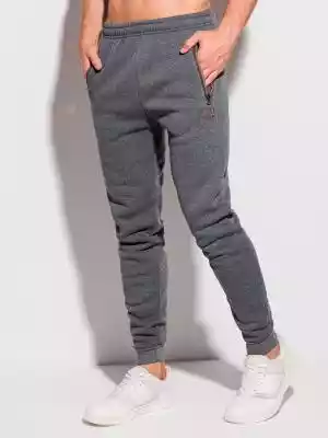 Spodnie męskie dresowe 1288P - szare
 -  On/Spodnie męskie
