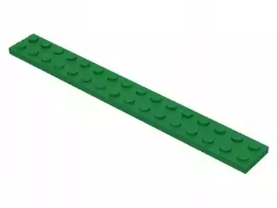 Lego 4282 Płytka 2x16 zielona Nowa (5g) Podobne : Lego Płytka 2X16 Ciemnobeżowa Nr. 4282 1SZT. - 3274716