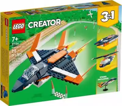 Lego Creator Odrzutowiec naddźwiękowy 31 Podobne : Klocki Creator 31126 Odrzutowiec naddźwiękowy 3 w - 3323229
