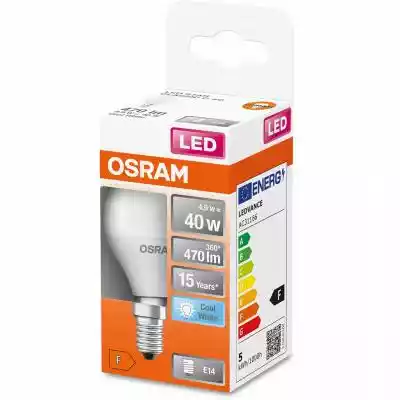 OSRAM - Żarówka LED E14 4,9W 4000K Artykuły dla domu > Wyposażenie domu > Oświetlenie