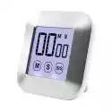 Xceedez Ekran dotykowy Cyfrowy zegar kuchenny Magnetyczny stoper Wyświetlacz LCD Elektroniczny timer Egg Timer ze stojakiem, głośny budzik, zegar d...