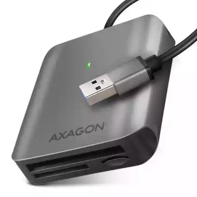 AXAGON Zewnętrzny czytnik kart CRE-S3, U Podobne : EDNET Czytnik kart 4-portowy USB 2.0 HighSpeed (Compact Flash, SD, Micro SD/SDHC, Memory Stick), czarny - 392214