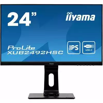 IIYAMA Monitor 24 cale XUB2492HSC-B IPS, Podobne : IIYAMA Monitor 24 cale T2453MIS-B1 VA,10p.dotyku,podczerwień,7H,HDMI,DP,VGA - 399362