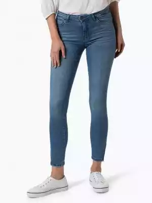 Długość cropped spodni Kimmy marki Noisy May o wąskim kroju,  wykonanych z materiału jeansowego ze stretchem,  zyskuje idealne wykończenie w formie zamka błyskawicznego.