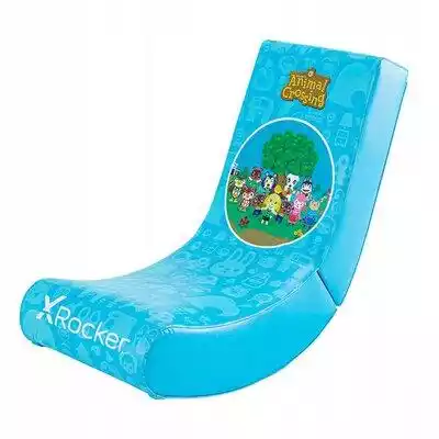Fotel X-ROCKER Animal Crossing Podobne : Wygodny fotel pastelowy błękit TOSKANIA - 164654