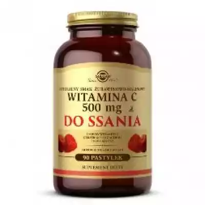 Solgar Witamina C 500 mg, 90 pastylek do Podobne : ŻURAWINOWO-KAKTUSOWA – zielona herbata, 250g - 57614