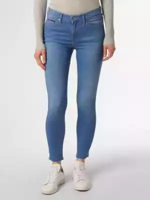 Dzięki bardzo elastycznemu jeansowemu materiałowi jeansy Nora marki Tommy Jeans idealnie dopasowują się do sylwetki.