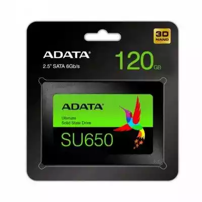 Adata Dysk SSD Ultimate SU650 120GB 2.5  Podobne : Adata SSD Ultimate SU800 256GB S3 560/520 MB/s TLC 3D - 324564