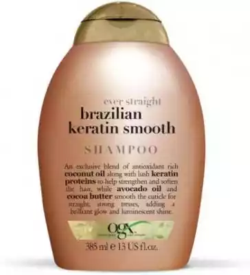 Jeśli marzysz o wygładzonych i prostych włosach,  to szampon OGX Brazilian Keratin Smooth jest...