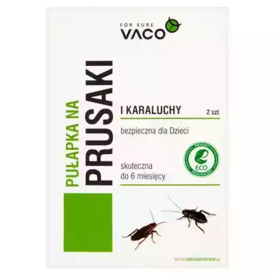 Vaco Pułapka na prusaki i karaluchy 2 sz Podobne : Vaco Płyn do elektrofumigatora na komary 45 ml - 857934