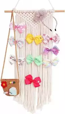 Xceedez Fong Macrame Hair Bow Holder Gir Podobne : Xceedez Fong Macrame Hair Bow Holder Girl Clip Bow Organizer Wall Hanging Decor Hanging Hair Clips Hanger For Baby Girls Room$macrame Hair Bow Hold... - 2720840