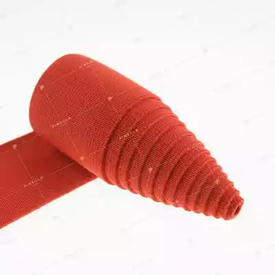 Guma tkana 50 mm - czerwona (2888) Pasmanteria > Taśmy gumowe, gumy, gumki