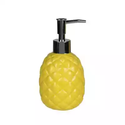 Dozownik Pineapple w super modnym kolorze żółtym będzie wyjątkowo interesującym akcentem w Twojej łazience. Ciekawa forma i niezwykle bogaty wzór idealnie prezentuje się w każdej łazience.