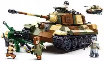 Sluban Klocki Czołg Ciężki Tygrys 2W1 Ni Podobne : Klocki Wojsko Niszczyciel Czołgów Hetzer+lego Broń - 3018793