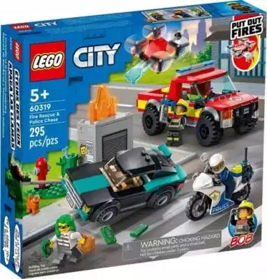 Lego City Akcja strażacka i policyjny po Podobne : Lego City 60319 Akcja strażacka Dla 8 Latka - 3020557