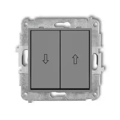 Przycisk żaluzjowy Karlik Mini 27MWP-8 r Podobne : Przycisk światło Ospel Sonata ŁP-5R/m/38 srebrny mat - wysyłka w 24h - 898874
