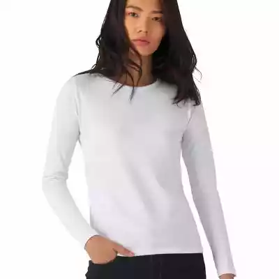 Damska koszulka z długim rękawem Jhk whi Podobne : Koszulka damska beżowa z wzorem - 986322